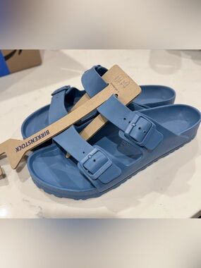 Birkenstock Arizona EVA Eesentials men’s Sandals Elemental Blue sz12